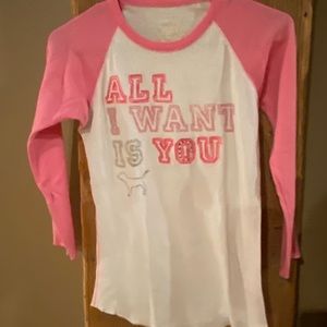 PINK Victoria’s Secret Raglan Tee